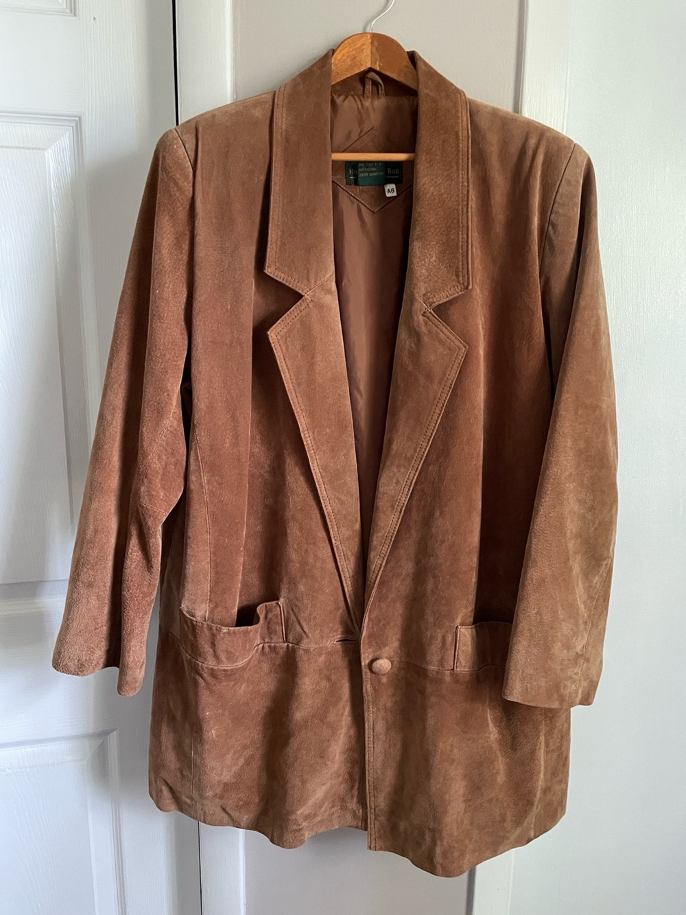 Hunter Brown Suede Blazer Jacket